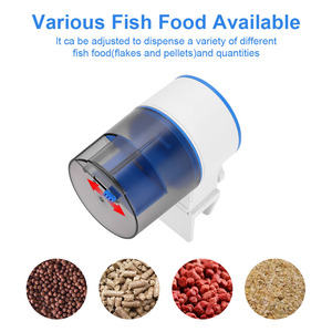 Distributeur automatique de nourriture pour aquariums, distributeur intelligent à minuterie, affichage numérique, distributeur de nourriture pour poissons rouges, design cylindrique de grande capacité - Product Image 2