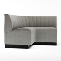 Canapé de restaurant commercial moderne en cuir, chaise de salle à manger pour cuisine et café