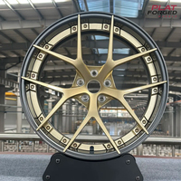 Jantes forgées sur mesure en 2 pièces, 18 19 20 21 22 23 pouces, multi-branches, 5x112 5x120 5x130 pour AUDI Tesla BMW, moyeux de voitures de luxe