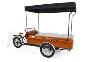 Bicicleta de Café de Acero Inoxidable CE Cafe de 3 Ruedas con Capacidad de Carga Superior a 350 kg, Caja de Carga de 1900x900x300 mm, 500 W para Servicio de Alimentos - Product Image 2