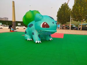 Modèle de grenouille gonflable de taille personnalisée Grenouille gonflable Bulbasaur Animal de dessin animé pour la décoration d'événement à thème - Product Image 5