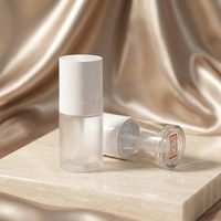 Botol Serum Perawatan Kulit Airless 15ml 30ml 50ml Botol Pompa Airless Kaca Dinding Ganda PP Inner untuk Lotion