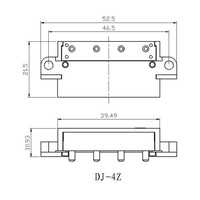 Connecteur d'alimentation haute intensité INNOOTEC 35A à 4 broches, ensemble de prises robustes à couplage aveugle, 400V, certifié CE