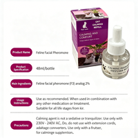 USMILEPET Phéromone pour chat Anti-stress Arrêt des griffades Marquage urinaire Soulagement de l'anxiété Spray diffuseur apaisant pour félins sûr et naturel