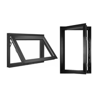 Fenêtres et portes pliantes en aluminium avec verre feuilleté et moustiquaire à persiennes pour la protection de l'intimité – Fenêtre pliante en aluminium pour villa