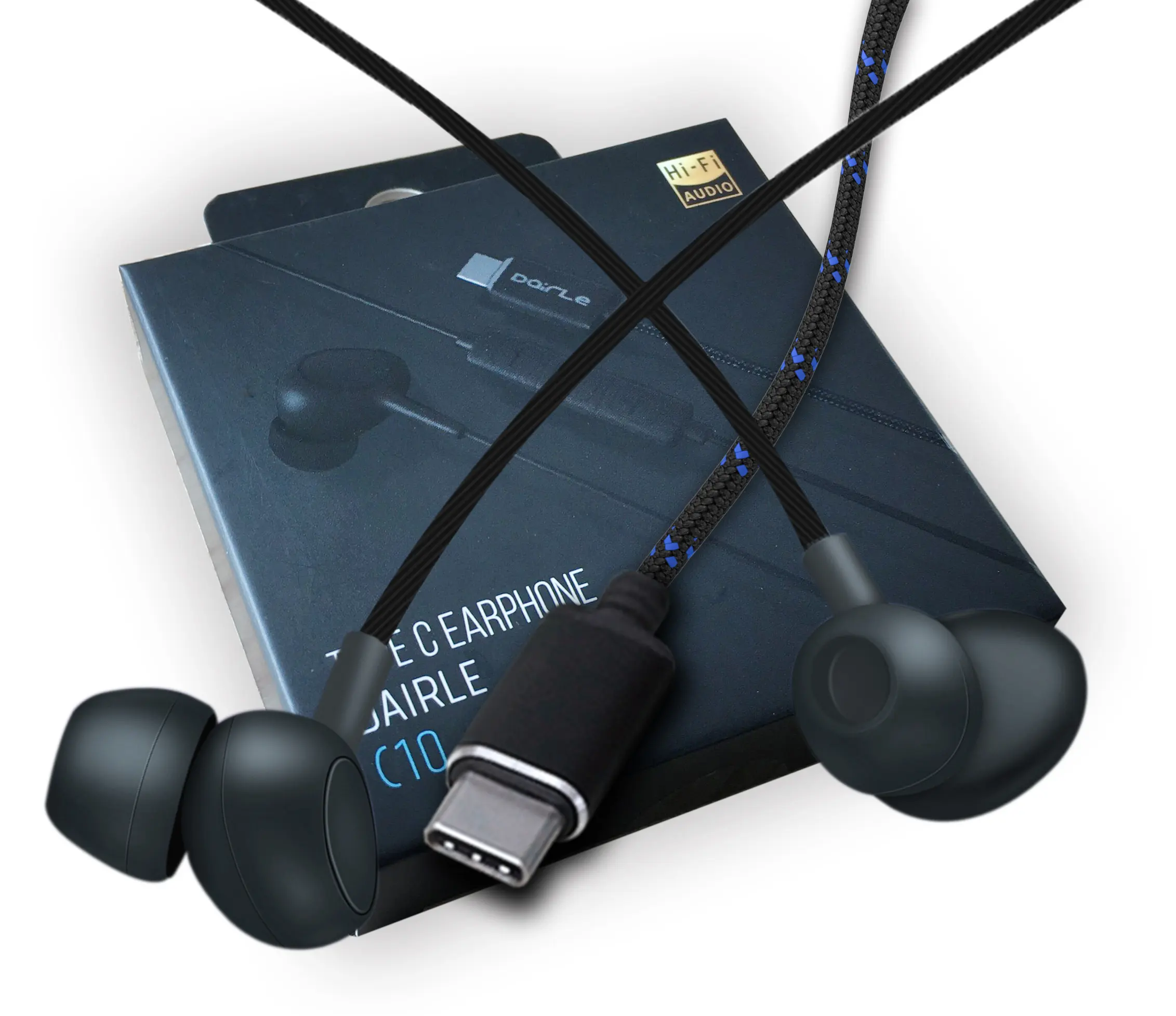 USB Typ C kabel gebundenes Stereo-Kopfhörer-Headset mit Geräusch unterdrückung und Mikrofon für Xiaomi 12 Pro Samsung S22 utra