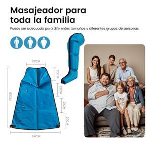 Bottes de massage à compression d'air professionnelles à commande manuelle filaire pour athlètes, soulagement des douleurs musculaires et des raideurs - Product Image 4