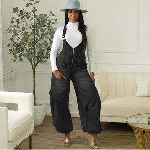 Jeans de Mezclilla Azul Curvados de Tiro Bajo, Estilo Urbano Americano - Product Image 2