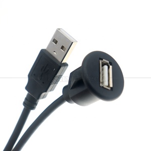 <span class=keywords><strong>Cavo</strong></span> di Prolunga <span class=keywords><strong>USB</strong></span> Impermeabile da 1m/2m con Connettore Maschio-<span class=keywords><strong>Femmina</strong></span> per Cruscotto Auto - Product Image 2