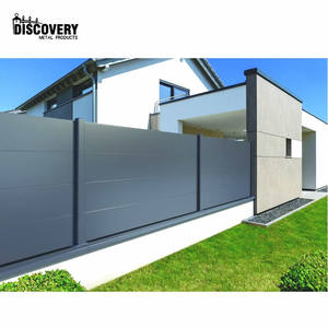Panneaux de clôture en acier pour l'extérieur, <span class=keywords><strong>construction</strong></span> métallique durable - Product Image 4