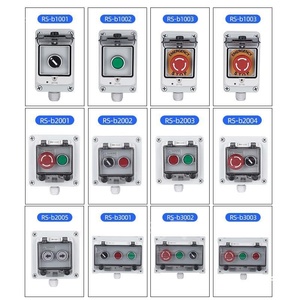 สวิตช์ปุ่มกดเปิดปิดล็อคตัวเองกันน้ำ LED สำหรับอุปกรณ์เชิงกลและการกระจายพลังงาน - Product Image 3