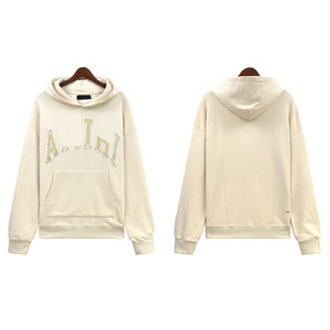 Sudadera lavada Estilo universitario Parche de letras Vintage Old Fashion Color <span class=keywords><strong>Clash</strong></span> Design Sudadera con capucha informal para hombre - Product Image 5