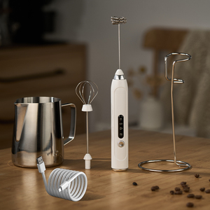 <span class=keywords><strong>Mousseur</strong></span> <span class=keywords><strong>à</strong></span> <span class=keywords><strong>lait</strong></span> électrique automatique léger et durable pour latte, batteur mélangeur, ustensile de cuisine, best-seller - Product Image 1