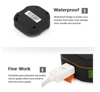 TKSTAR - Mini Rastreador GPS Impermeable 2G 4G TK109/TK1000 con Botón SOS, Monitor de Actividad para Niños y Perros, Rastreador de Mascotas, Aplicación Gratuita para PC