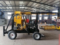 Machine de forage de puits d'eau montée sur remorque de 200m à vendre