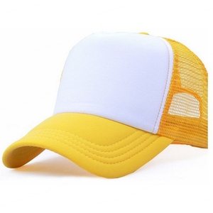 หมวกแก็ปแบบสแนปแบ็กทำจากโฟมตาข่าย5แผงปีกแบนหมวกเบสบอลธรรมดาราคาถูกหมวกแผง100% เปล่าสแนปพลาสติกโพลีเอสเตอร์ - Product Image 1