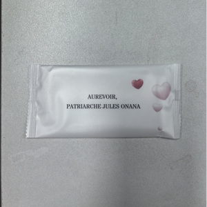 Lingettes humides jetables personnalisées de haute qualité, emballées individuellement, bio, naturelles, avec logo, pour le nettoyage du visage, pour les hôtels - Product Image 4