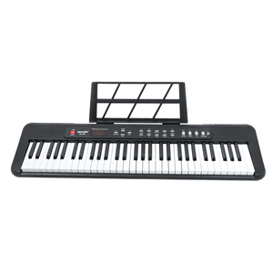 MY MUSIC MY-680 Clavier <span class=keywords><strong>de</strong></span> <span class=keywords><strong>piano</strong></span> numérique électronique en plastique à 61 touches avec LED, orgue électrique portable, instrument <span class=keywords><strong>de</strong></span> musique <span class=keywords><strong>pour</strong></span> <span class=keywords><strong>débutants</strong></span> - Product Image 1