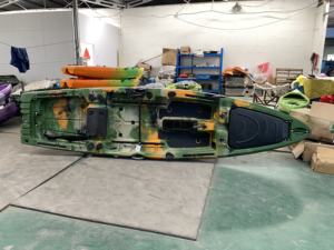 Kayak à pédales à hélice pour une personne, en plastique HDPE, moteur électrique unique, pour la pêche - Product Image 6