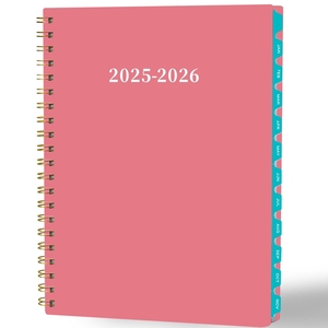 Wholesale Custom Printing B5 Spiral <b>Notebook</b> Gratitude Manifestation Sublimation Journal <b>Blanks</b> Monthly Planner 2025-2026 - Product Image 1