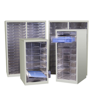 Thép không gỉ văn phòng lưu trữ Tủ Ngăn Kéo Nhựa điền tập tin Tủ Ngăn Kéo đơn vị B4 tổ chức - Product Image 1