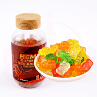 Holeywood 3D Petit Ours Brun Bouteille Gummy Mixed Sucette Halal Saveur de Fruits Goût Sucré Bonbons en Boîte