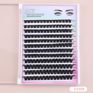 <span class=keywords><strong>Vente</strong></span> flash : Kit d'extensions de cils individuels DIY, kit d'extensions de cils en bande, cils en grappe, kit d'extensions de cils, cils en grappe pré-coupés - Product Image 3