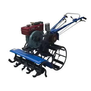 Manual type diesel tiller cultivator/gasoline paddy field rotary tiller