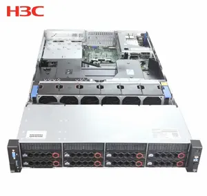 256G Memory 4T SAS 4GE Rack Server 1200W 4u Server Case Huasan H3C R4900G5 Window 2016 Server 4314 GPU
