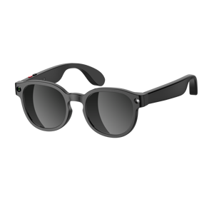 Smart <b>Glasses</b> With Single <b>Camera</b> PLASTIC TITANIUM Frame Black Round Design AI Assistant Wearable G1 - Product Image 6
