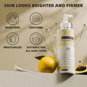 Crema Corporal Natural Orgánica de Aloe Vera con Vitamina C de Marca Privada, Loción Rejuvenecedora e Iluminadora para Todo el Cuerpo, en Existencia, Envío Rápido - Product Image 2
