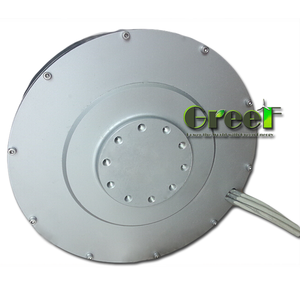 Generador de Motor Magnético de Flujo Axial de 10kw de Baja Velocidad y Alta Eficiencia para Uso Eólico de Eje Vertical con PMG sin Núcleo de Disco - Product Image 2
