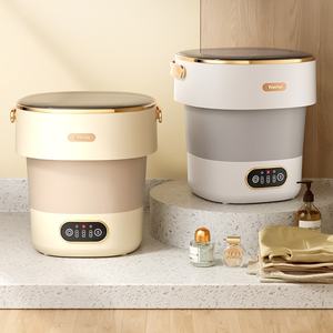 13L Mini-Waschmaschine mit großer Kapazität Zusammen klappbare zusammen klappbare tragbare Waschmaschine Neues verbessertes 3 intelligentes Reinigungs modell - Product Image 2