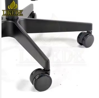 Base de chaise de bureau et de gaming industrielle en alliage d'aluminium, réglable en hauteur, avec mécanisme d'inclinaison, revêtement noir en poudre, cinq étoiles