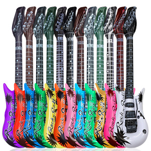 Strumenti Musicali Gonfiabili per Feste, Chitarra e Microfono Gonfiabili Durevoli ed Ecologici, Accessori per Rock <span class=keywords><strong>Star</strong></span> per Bambini - Product Image 2