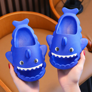 Dropshipping Service Parent-child Baby Indoor Summer Cute <strong>Shark</strong> Slipper <strong>Slides</strong> for Boys and Girls - Product Image 2