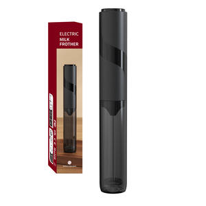 Mousseur à lait électrique Kjbq-64, alimenté par piles, fonctionnement à une touche, nettoyage facile, agitateur à café portable, corps en plastique - Product Image 2