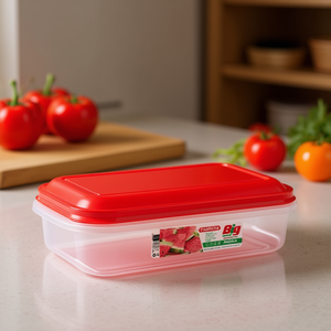 FIAMBRERA 2L, Contenedor de Almacenamiento Rectangular Moderno, Duradero y Práctico, Técnica de Inyección, Solución Apilable para Alimentos Secos - Product Image 1