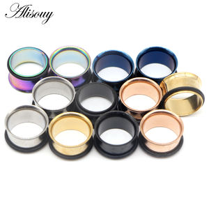 أقراط أذن من الفولاذ المقاوم للصدأ بسعر الجملة مبطنة ومثقوبة ومكشوفة ومثقوبة مجوهرات لثقب الأذن - Product Image 3