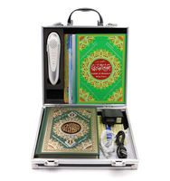 Pemutar Al-Quran USB Ukuran Besar dengan Kotak Plastik, Speaker Digital AI dengan 25 Pemacu Al-Quran, 25 Bahasa & Remote Control