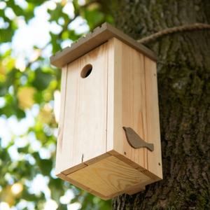 Nestkast plat dak vogelhuisje voor vogels - Product Image 5