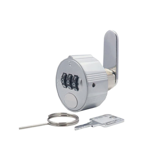 Serrure à combinaison à <span class=keywords><strong>3</strong></span> <span class=keywords><strong>chiffres</strong></span> 39*39mm, réinitialisable, en alliage de zinc, pour armoire de sécurité, tiroir, boîte aux lettres, casier, classeur - Product Image 2