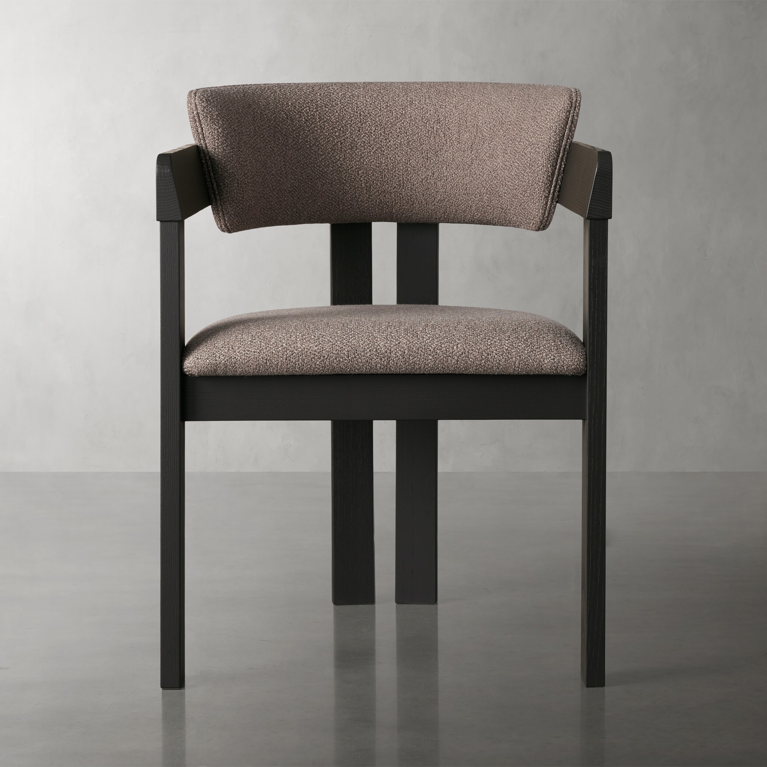 Fauteuil noir gris clair