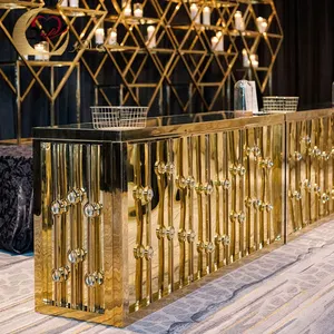 现代优雅的迷你柜台高度酒吧凳风格和发光二极管酒吧家具
