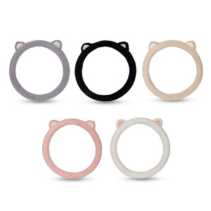 Housse de volant en fourrure 38 cm, design oreilles de chat, accessoire de voiture chaud pour l'hiver - Product Image 5