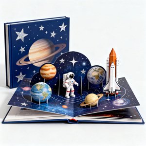 Buona qualità a basso costo servizio di stampa di libri per bambini personalizzato stampa di libri per bambini con copertina rigida a punto stampa Offset UV - Product Image 2