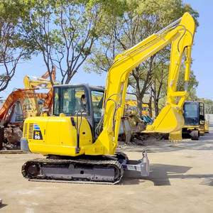 Mini excavatrice PC56-7 utilisée de KOMATSU petite excavatrice à moteur de 6 tonnes à vendre avec examiné et inspecté - Product Image 4