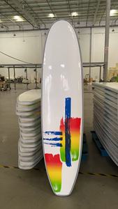 Planche de <span class=keywords><strong>surf</strong></span> souple avec logo personnalisable - 7/<span class=keywords><strong>8</strong></span>/9 pieds, sans cire, <span class=keywords><strong>mousse</strong></span> EVA EPS, unisexe, comprend des ailerons pour les sports nautiques en mer - Product Image 3