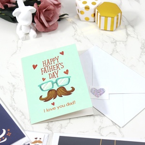 Cartes de vœux personnalisées imprimées en offset avec design Joyeux <span class=keywords><strong>Anniversaire</strong></span> et Nouvel <span class=keywords><strong>An</strong></span> 2024, avec enveloppe en kraft, carte de remerciement, style européen - Product Image 5