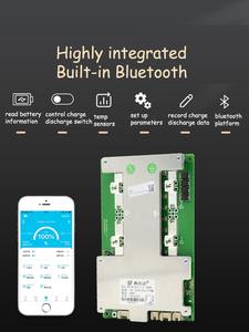JBD-Placa de protección de batería de litio Lifepo4 de 12V, almacenamiento de energía inteligente para RV, BMS, arranque de coche, 100A, 150A, Bluetooth, APP UART, PC, 3,2 V, 4S - Product Image 2